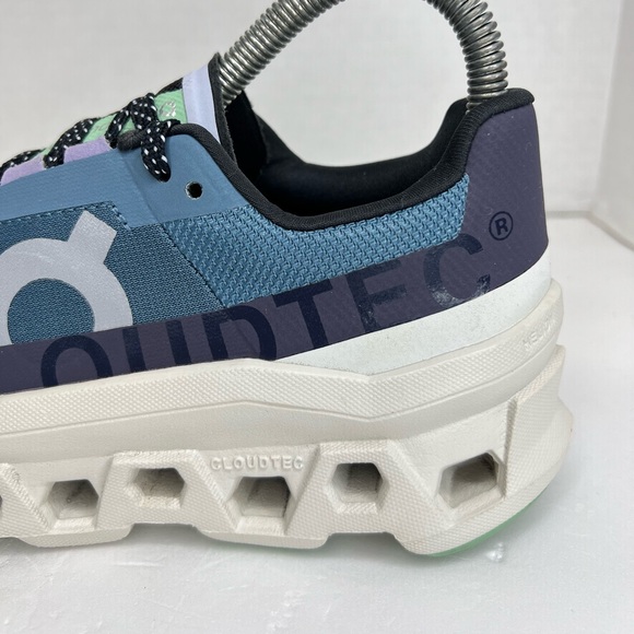 On Cloudmonster Womens Size 6M Dust/Vapor 61.98081 Worn 1x Indoors 99% New - Picture 11 of 16